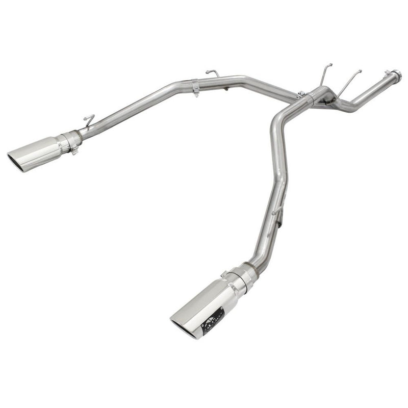 aFe Power 49-42041-P MACH Force-Xp 2-1/2" DPF-Back Stainless Steel Exhaust System w/4-1/2" Polished Tips