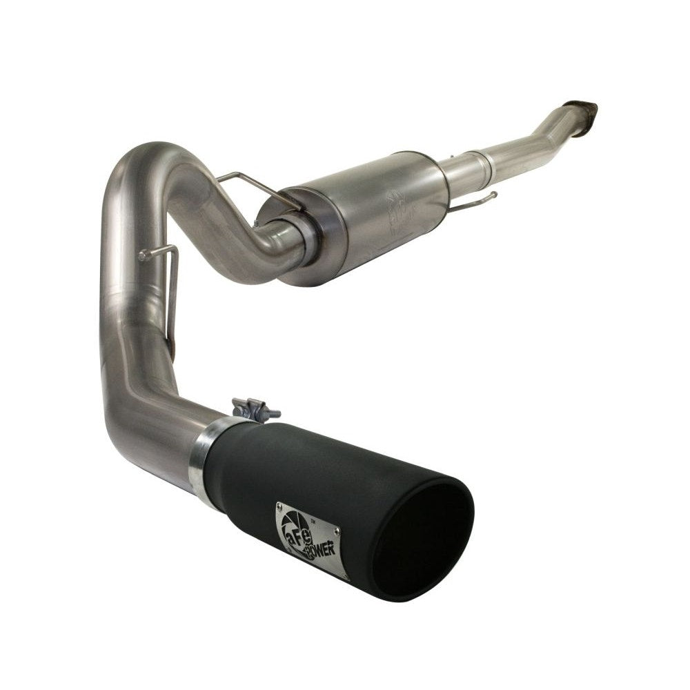 aFe Power 49-43041-B MACHForce XP Cat-Back Stainless Steel-409 Exhaust System, 4" pipe (Black tip)