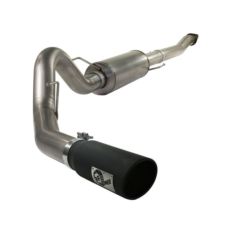 aFe Power 49-43041-B MACHForce XP Cat-Back Stainless Steel-409 Exhaust System, 4" pipe (Black tip)