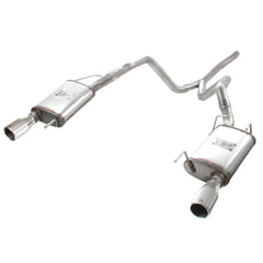 aFe Power 49-43047 MACHForce XP Cat-Back Exhaust System - 2.5 in. Diameter - 409 Stainless Steel (Incl. Clamps/Mufflers/Sectional Tubing/3.5 in. 304 Stainless Steel Tip)