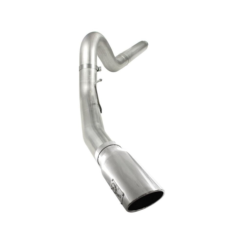 aFe Power 49-43054-P MACHForce XP DPF-Back Exhaust System - 409 Stainless Steel - 5 in. Tubing (Incl. Tailpipe/Hangers/Clamps/7 in. Polished Tip)