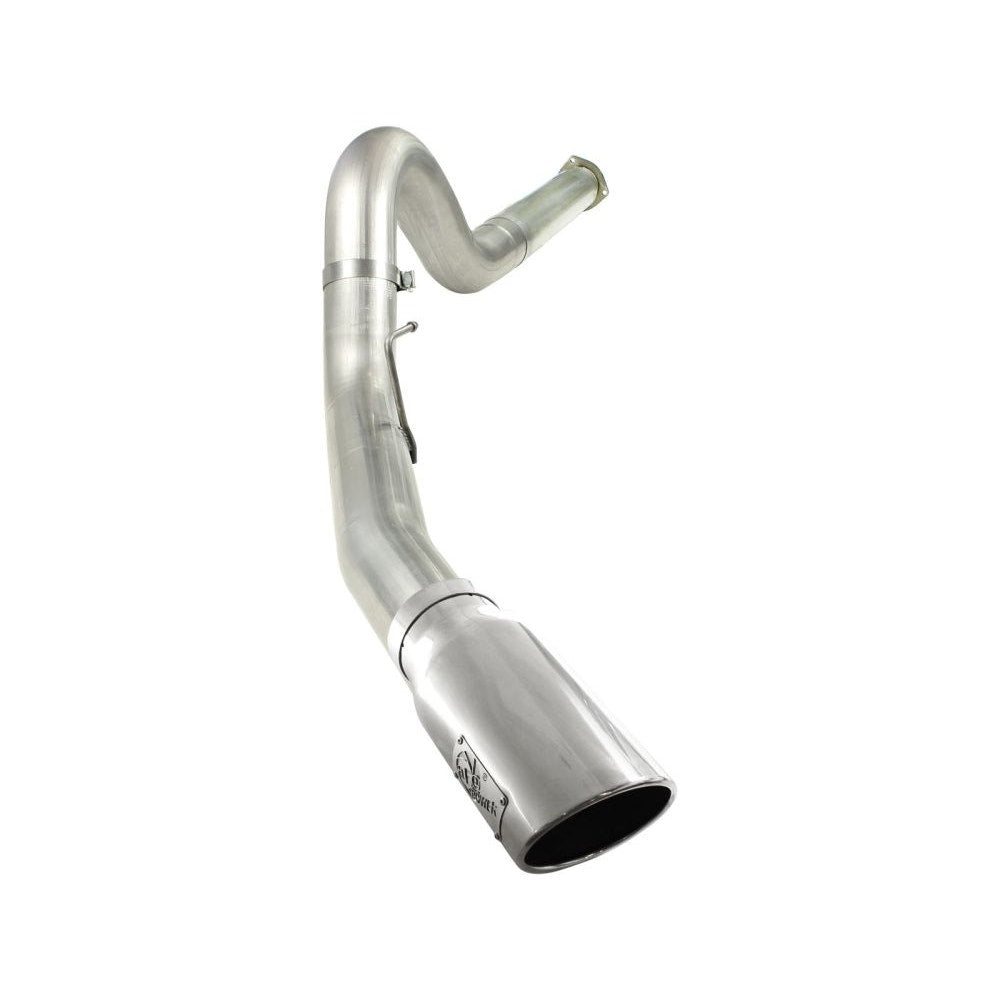 aFe Power 49-43055-P MACHForce XP DPF-Back Exhaust System - 409 Stainless Steel - 5 in. Tubing (Incl. Tailpipe/Hangers/Clamps/7 in. Polished Tip)