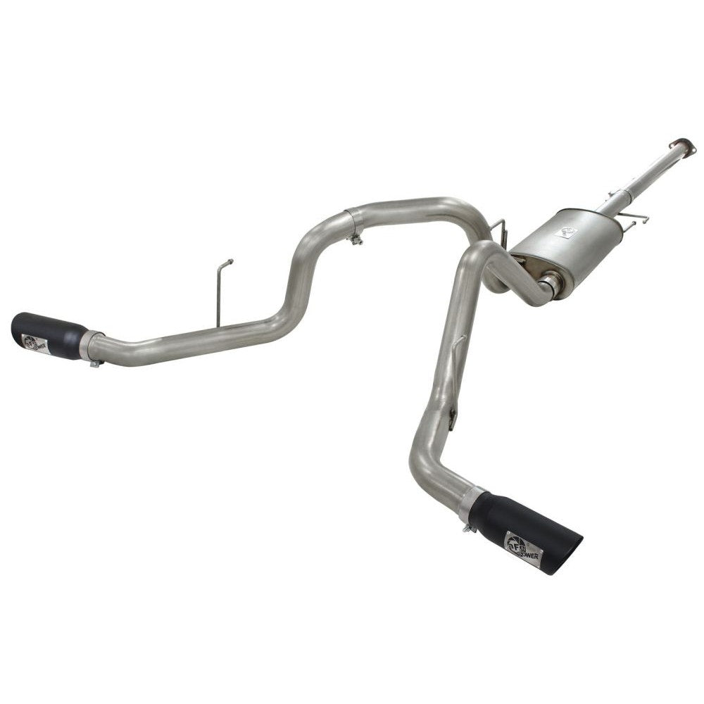 aFe Power 49-43056-B MACHForce XP Dual Exhaust System (Black)