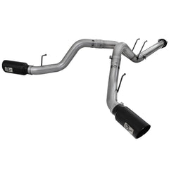 aFe Power 49-43065-B MACHForce XP Dual DPF-Back - 4 in. (Black)