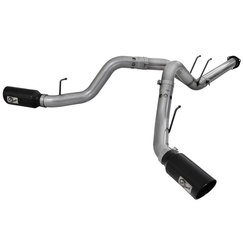 aFe Power 49-43065-B MACHForce XP Dual DPF-Back - 4 in. (Black)