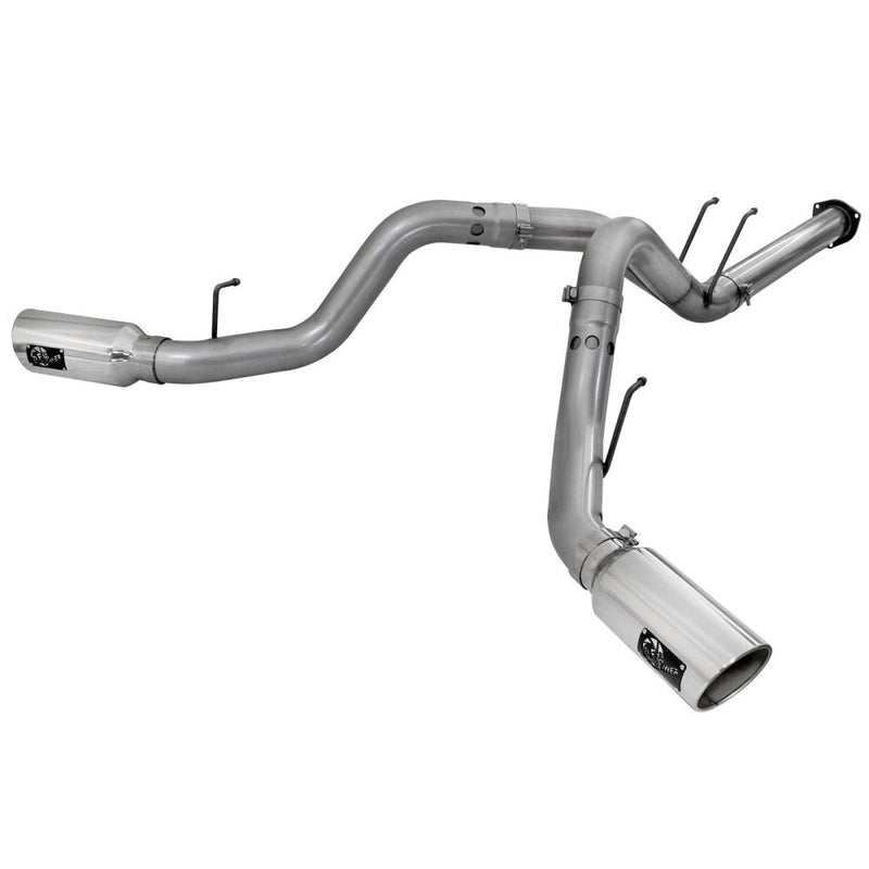 aFe Power 49-43065-P MACHForce XP Dual DPF-Back - 4 in. (Polished)