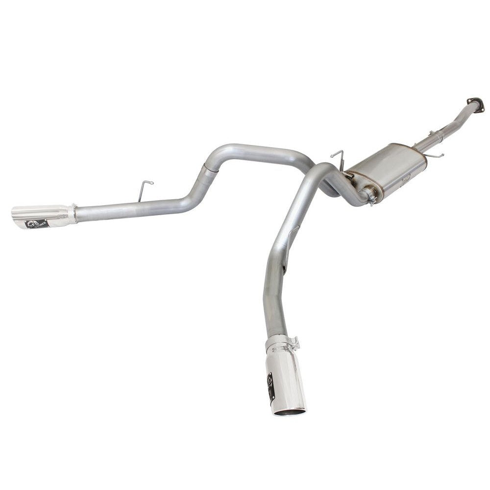 aFe Power 49-43074-P Dual Cat-Back Exhaust 3 in. (Polished Tip)