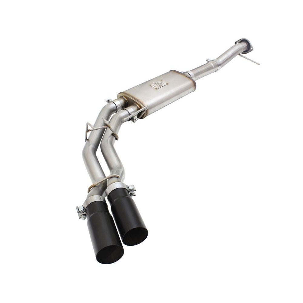 aFe Power 49-43078-B Rebel Series Cat-Back Exhaust System - (2.5in. Stainless Tubing) - (Dual Passenger Side Exit)