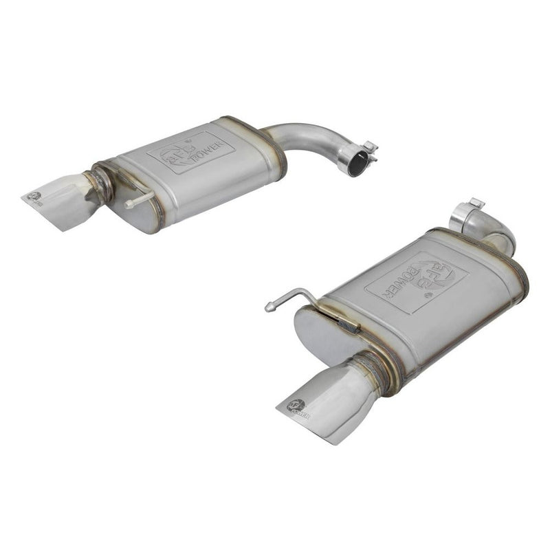 aFe Power 49-43085-P MACH Force-Xp 2-1/2 in. 409 Stainless Steel Axle-Back Dual Exhaust - (w/Polished Tip)s) - (Dual Rear Exit)