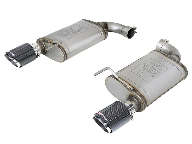 aFe Power 49-43105-C MACH Force Xp Stainless Steel Axle Back Exhaust System for 2015–2017 Ford Mustang