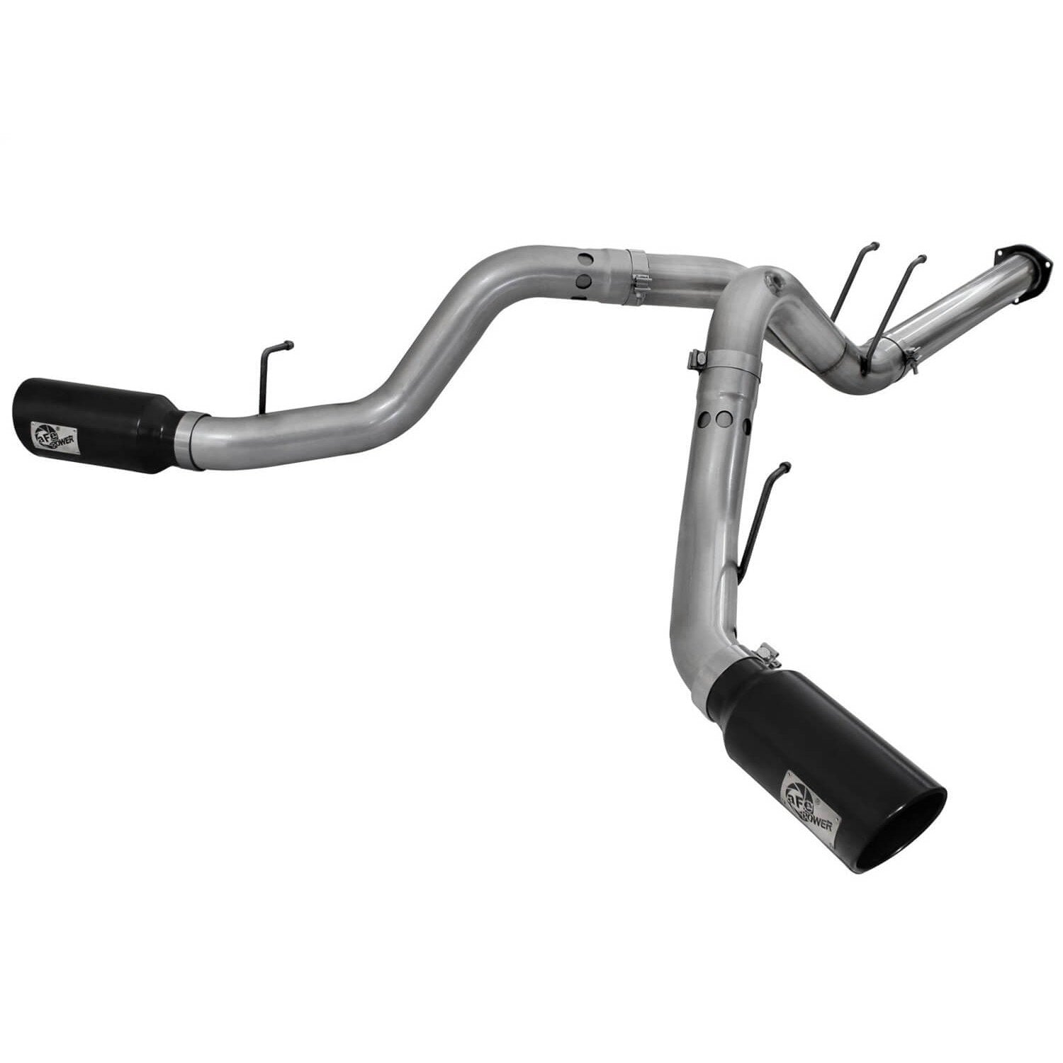 aFe Power 49-43122-B Large Bore HD DPF-Back Stainless Exhaust System