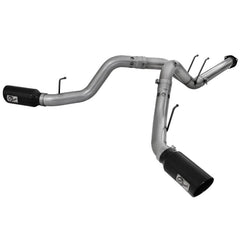 aFe Power 49-43122-B Large Bore HD DPF-Back Stainless Exhaust System