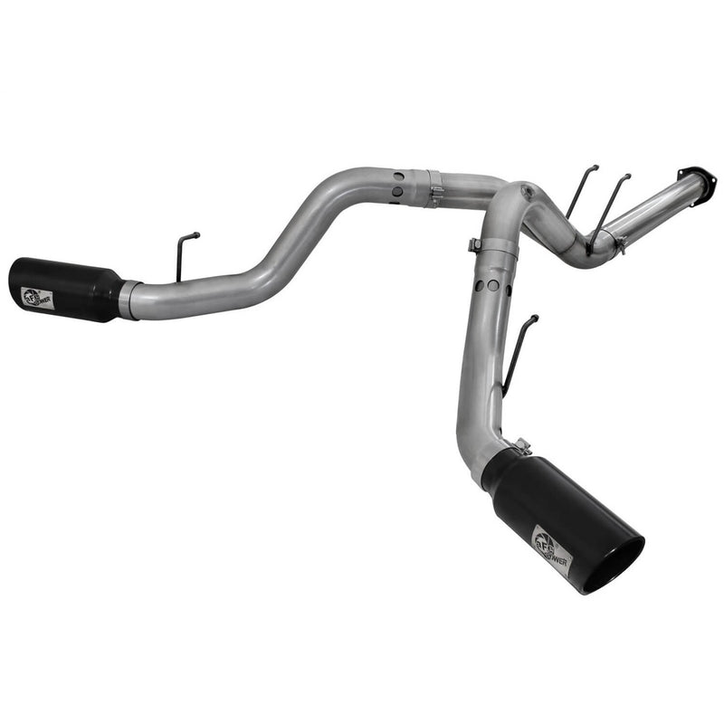 aFe Power 49-43122-B Large Bore HD DPF-Back Stainless Exhaust System