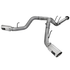 aFe Power 49-43122-P Large Bore HD DPF-Back Stainless Exhaust System
