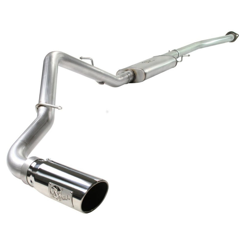 aFe Power 49-44012-P MACHForce XP Cat-Back Exhaust System - 3 in. (Incl. Clamps/Mufflers/Sectional Tubing/Polished Tip)