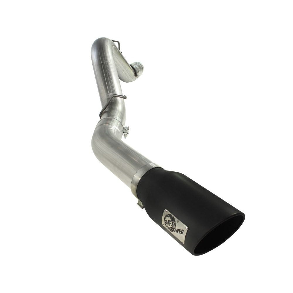aFe Power 49-44041-B MACHForce XP DPF-Back Exhaust System - 409 Stainless Steel - 5 in. Tubing (Incl. Tailpipe/Hangers/Clamps/7 in. Black Tip)