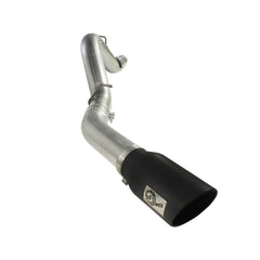 aFe Power 49-44041-B MACHForce XP DPF-Back Exhaust System - 409 Stainless Steel - 5 in. Tubing (Incl. Tailpipe/Hangers/Clamps/7 in. Black Tip)