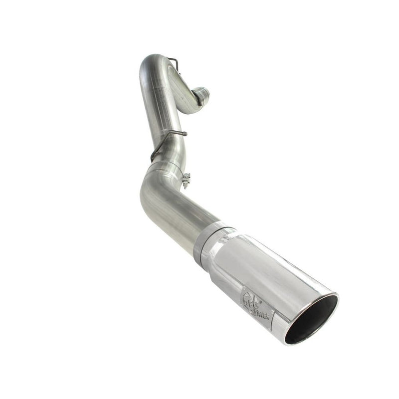 aFe Power 49-44041-P MACHForce XP DPF-Back Exhaust System - 5 in. Tubing - 409 Stainless Steel (Incl. Tailpipe/Hangers/Clamps/7 in. Polished Tip)