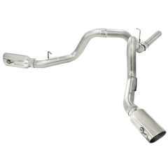 aFe Power 49-44043-P MACH Force XP 4" Dual DPF-Back Stainless Steel Exhaust System
