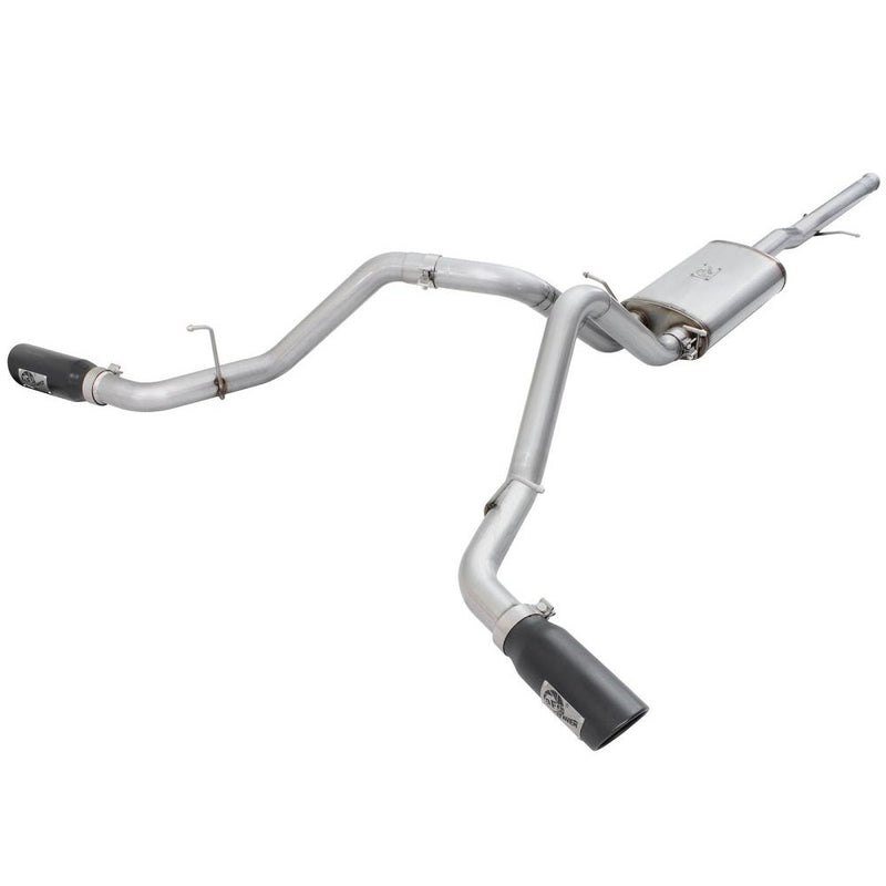 aFe Power 49-44057-B MACHForce XP Cat-Back Exhaust System - (3in. Stainless Tubing) - (Dual Rear Side Exit)