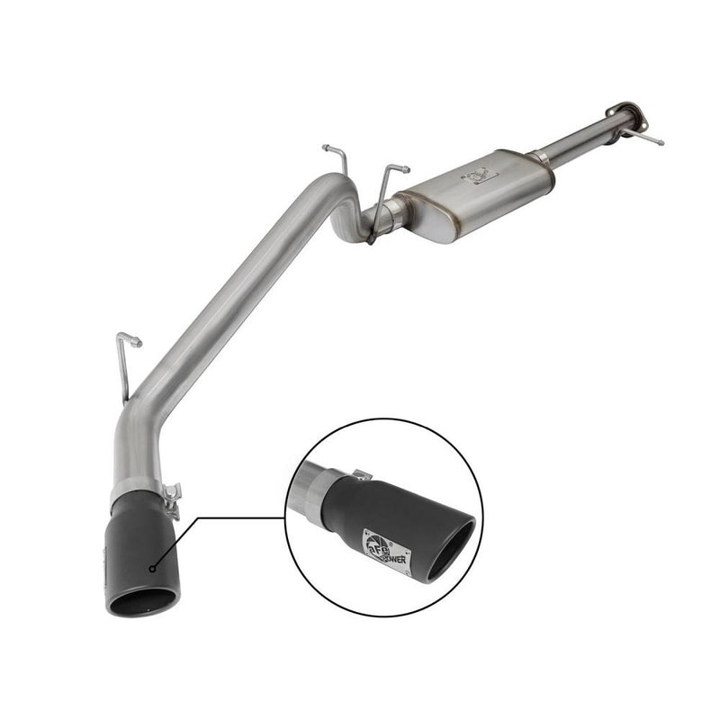 aFe Power 49-44058-B MACHForce XP Cat-Back Exhaust System - (3in. Stainless Tubing) - (Single Passenger Side Exit)