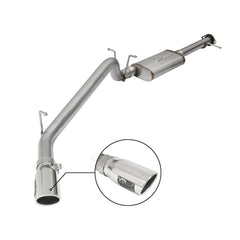 aFe Power 49-44058-P MACHForce XP Cat-Back Exhaust System - (3in. Stainless Tubing) - (Single Passenger Side Exit)
