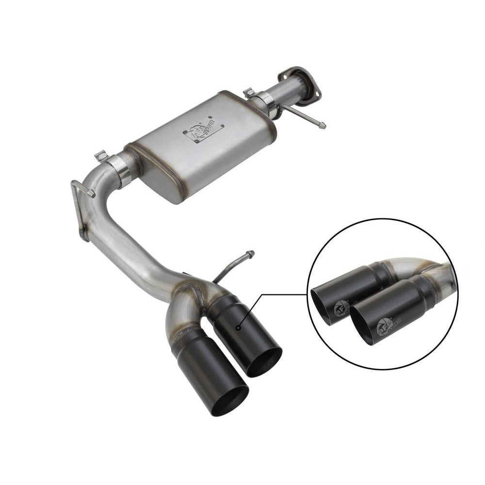 aFe Power 49-44061-B Rebel Series Cat-Back Exhaust System - (3in. Stainless Tubing) - (Single Passenger Side Exit)