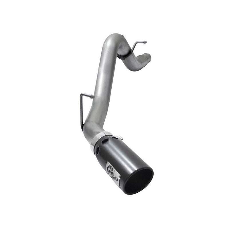 aFe Power 49-44064-B LARGE Bore HD DPF-Back Exhaust System - (3.5in. Stainless Tubing) - (Single Passenger Side Exit)