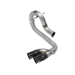 aFe Power 49-44065-B LARGE Bore HD DPF-Back Exhaust System - (3in. Stainless Tubing) - (Single Passenger Side Exit In Front Of Rear Tire)