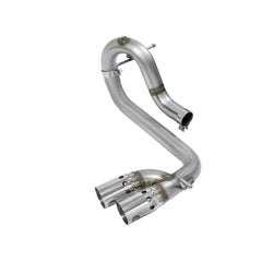 aFe Power 49-44065-P LARGE Bore HD DPF-Back Exhaust System - (3in. Stainless Tubing) - (Single Passenger Side Exit In Front Of Rear Tire)
