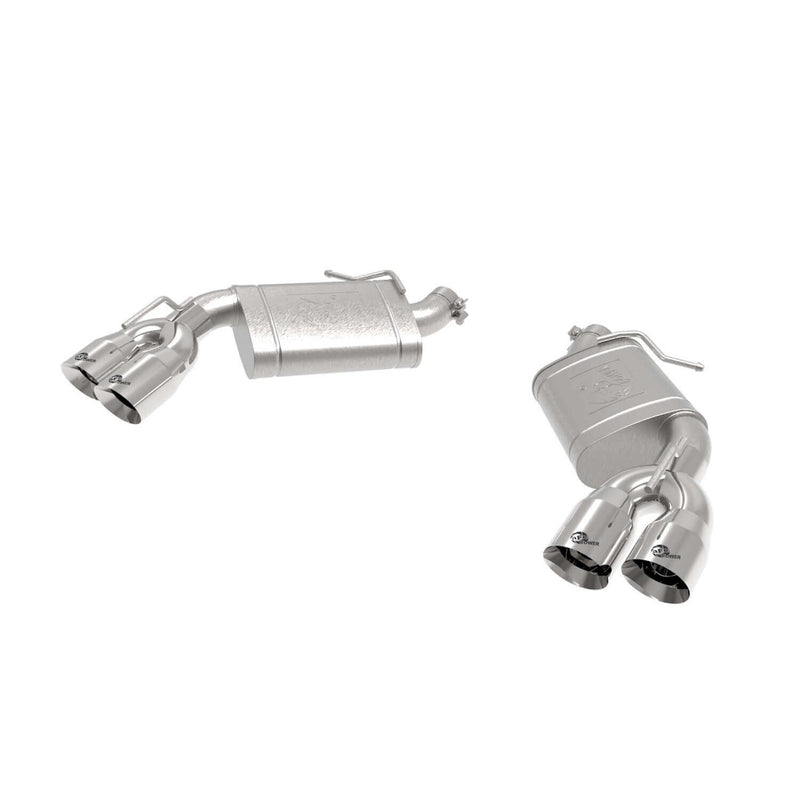 aFe Power 49-44119-P Mach Force XP Axle-Back Stainless Exhaust System