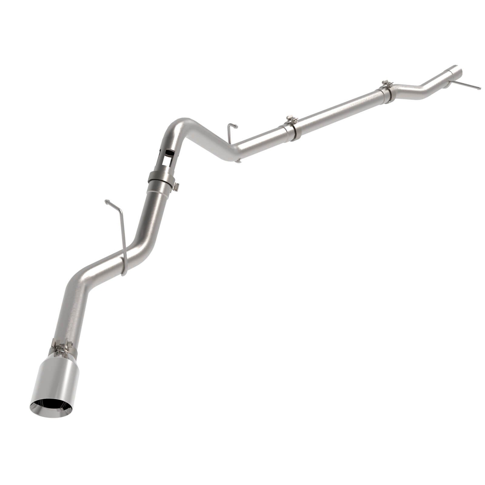 aFe Power 49-44144-P Large Bore HD DPF-Back Stainless Exhaust System