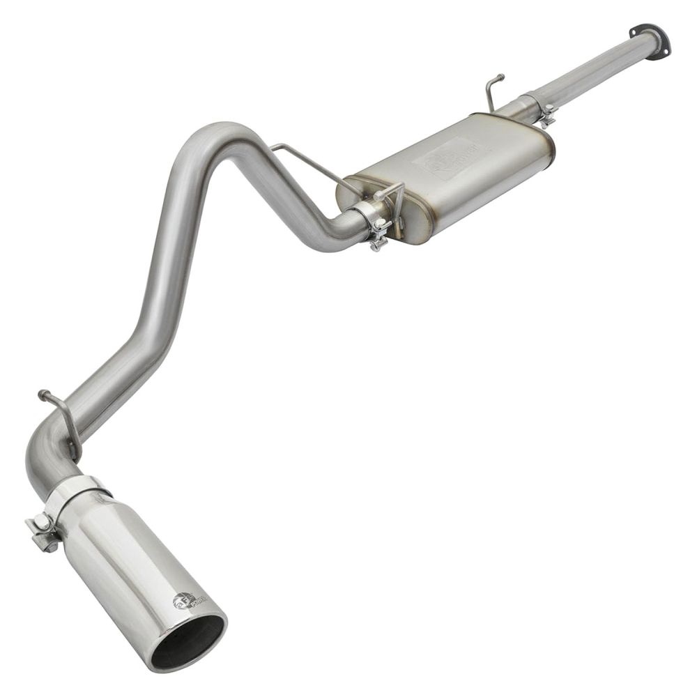 aFe Power 49-46003-1P MACH Force-Xp 3 in. 409 Stainless Steel Cat-Back Exhaust System - (w/Polished Tip) - (Single Passenger Side Rear Exit) for 2007–2014 Toyota Fj Cruiser