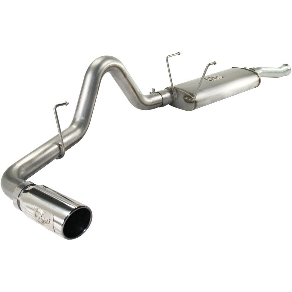 aFe Power 49-46007 MACHForce XP Cat-Back Exhaust System - 409 Stainless Steel - Mandrel Bend 3 in. (Incl. Clamps/Mufflers/Sectional Tubing/Pol. 3 in. 304 Stainless Steel Tip -)