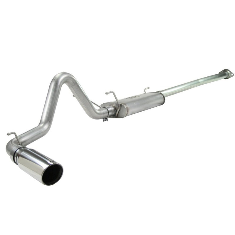 aFe Power 49-46021-P MACHForce XP Cat-Back SS-304 Exhaust System - 2.5 in. - Incl. Clamps/Free Flowing Muffler/Tubing/Hangers/Clamps - Pol 304 Stainless Steel Tip