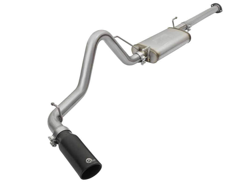 aFe Power 49-46031-B MACH Force-Xp 2-1/2 in. Stainless Steel Cat-Back Exhaust System - (w/Black Tip) - (Single Passenger Side Rear Exit) for 2005–2012 Toyota Tacoma