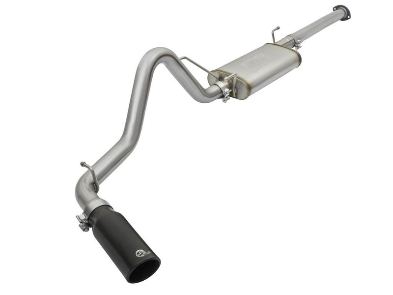 aFe Power 49-46031-B MACH Force-Xp 2-1/2 in. Stainless Steel Cat-Back Exhaust System - (w/Black Tip) - (Single Passenger Side Rear Exit) for 2005–2012 Toyota Tacoma
