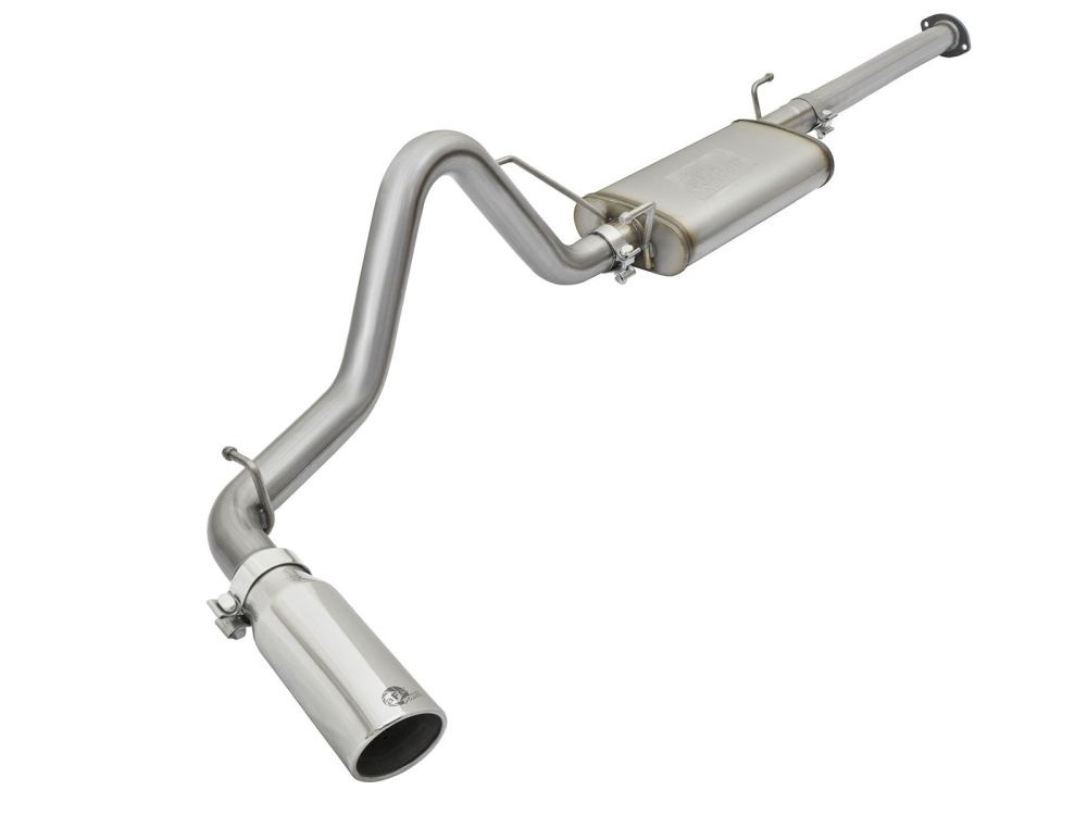 aFe Power 49-46031-P MACH Force-Xp 2-1/2 in. 409 Stainless Steel Cat-Back Exhaust System - (w/Polished Tip) - (Single Passenger Side Rear Exit) for 2005–2012 Toyota Tacoma
