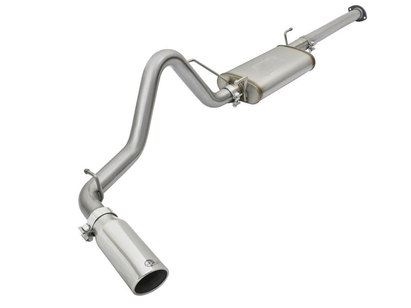 aFe Power 49-46031-P MACH Force-Xp 2-1/2 in. 409 Stainless Steel Cat-Back Exhaust System - (w/Polished Tip) - (Single Passenger Side Rear Exit) for 2005–2012 Toyota Tacoma