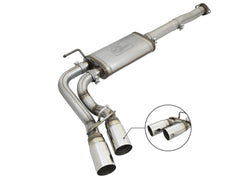 aFe Power 49-46033-P Rebel Series 3 in. Cat-Back Exhaust System - (w/ Dual Mid-Side Exit) - (Polished Tips) - (Stainless Steel) for 2005–2015 Toyota Tacoma