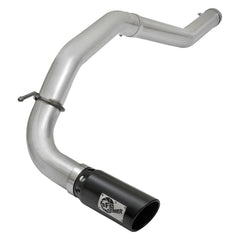 aFe Power 49-46113-B LARGE BORE HD 4 in. DPF-Back Stainless Steel Exhaust System - (w/Black Tip) - (Single Passenger Side Rear Exit) for 2016–2018 Nissan Titan Xd