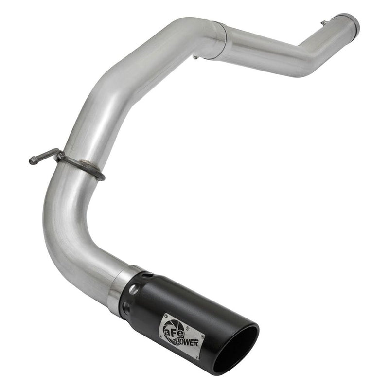 aFe Power 49-46113-B LARGE BORE HD 4 in. DPF-Back Stainless Steel Exhaust System - (w/Black Tip) - (Single Passenger Side Rear Exit) for 2016–2018 Nissan Titan Xd