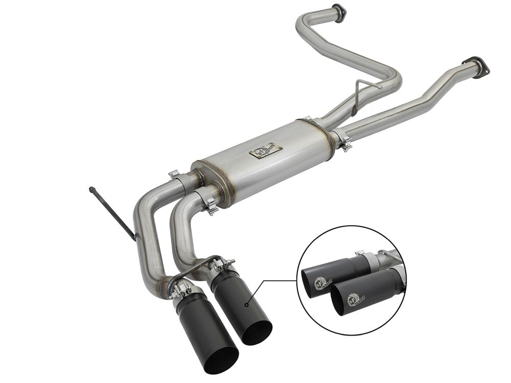 aFe Power 49-46126-B Rebel Series Cat-Back Exhaust System for 2017–2024 Nissan Titan
