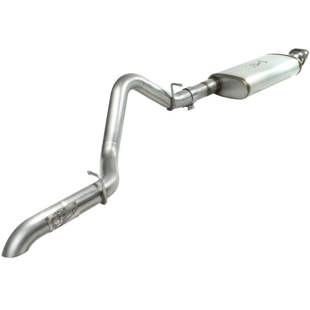 aFe Power 49-46229 MACHForce XP Cat-Back Exhaust System - 409 Stainless Steel - Mandrel Bend 2.5 in. (Incl. Clamps/Muffler/Sectional Tubing - No Tip)