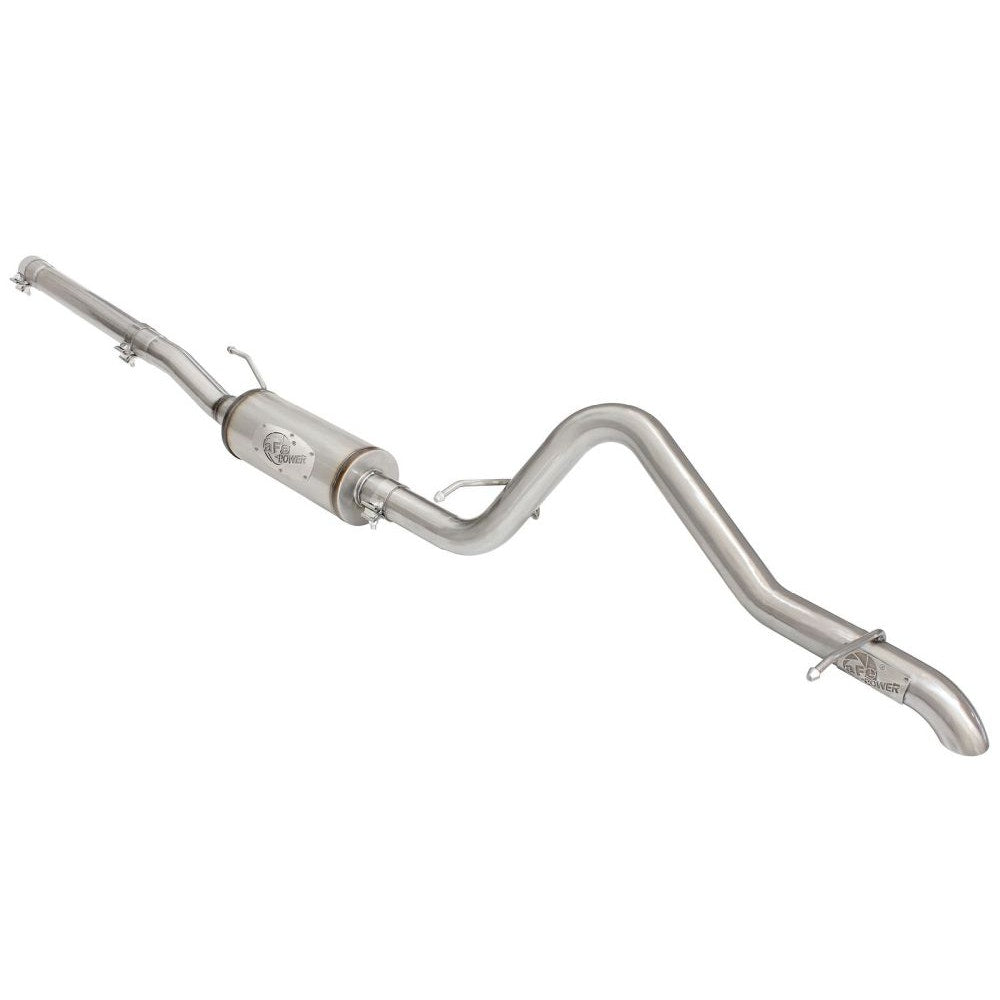 aFe Power 49-48055 MACHForce XP Hi-Tuck Cat-Back Exhaust System - (2.5in. Stainless Tubing) - (Single Rear Exit)