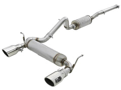 aFe Power 49-48062-P Rebel Series Stainless Cat-Back Exhaust System for 2007–2018 Jeep Wrangler