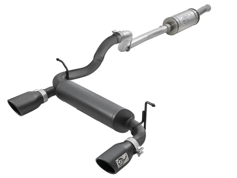 aFe Power 49-48066-B Rebel Series Stainless Cat-Back Exhaust System for 2018–2025 Jeep Wrangler (Jl)