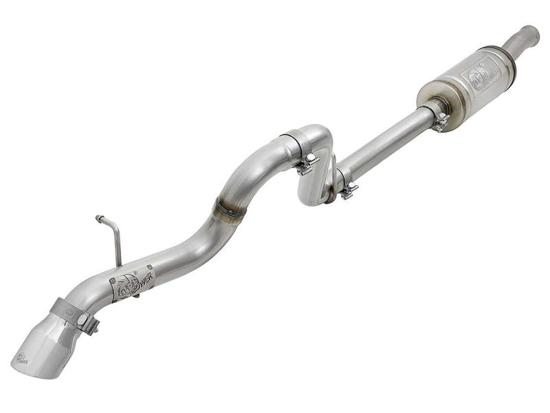 aFe Power 49-48075-P MACH Force-Xp 2.5" 409 Stainless Steel Cat-Back Exhaust System for 2018–2025 Jeep Wrangler (Jl)