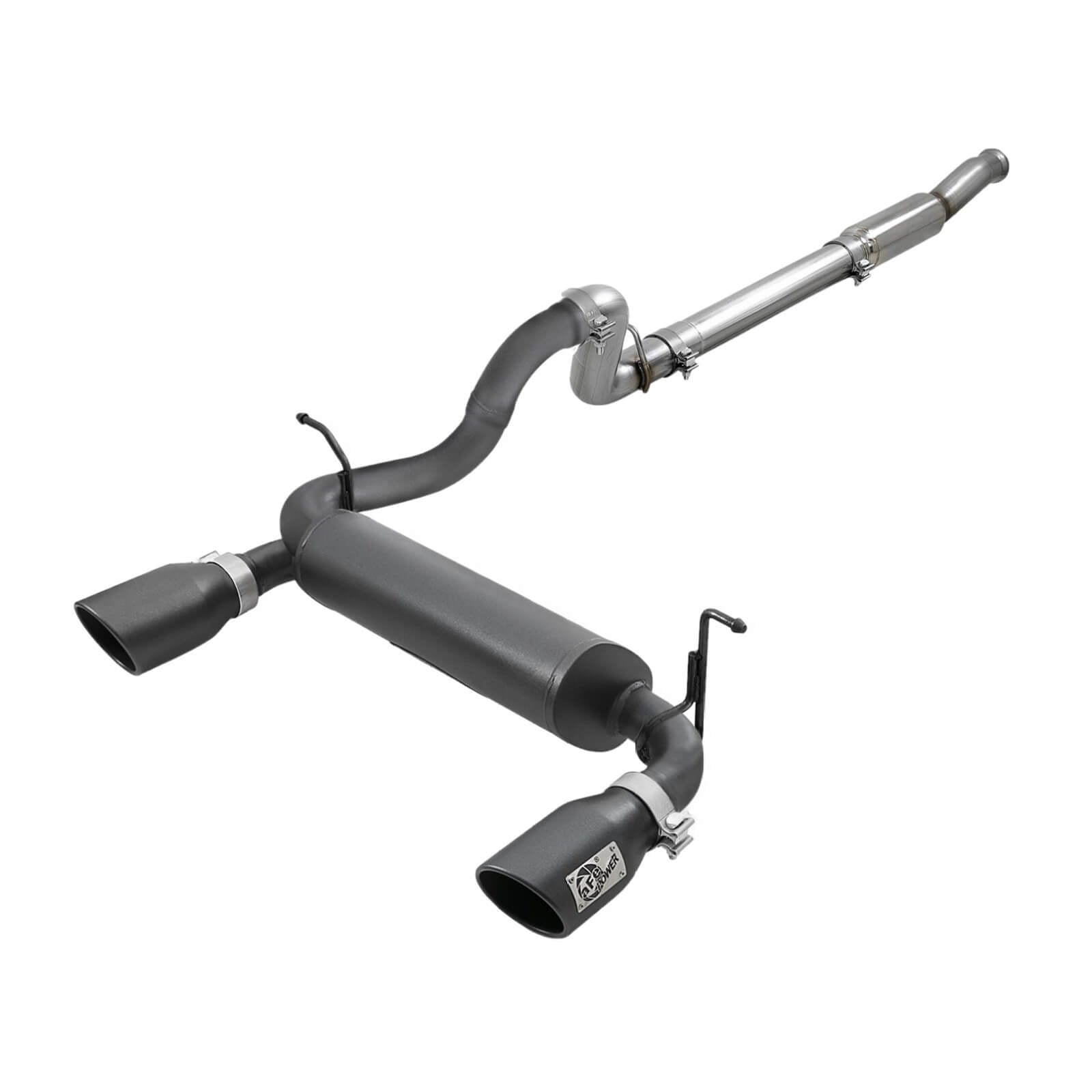 aFe Power 49-48096-B Rebel Series Cat-Back Stainless Exhaust System
