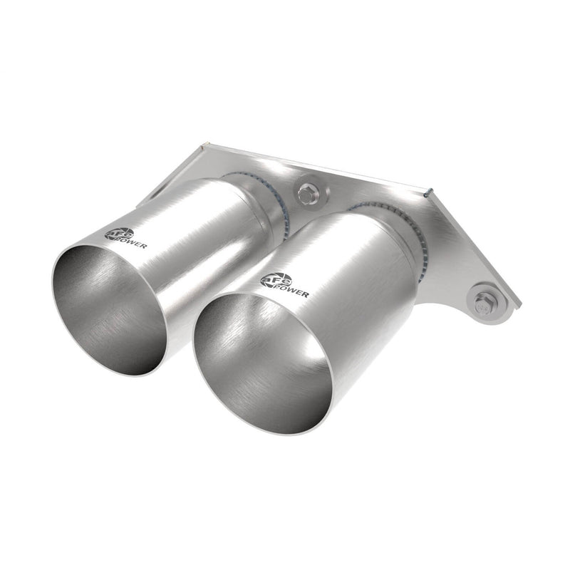aFe Power 49C36435-H Mach Force XP Round Bolt-On Polished Exhaust Tip